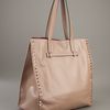 Valentino Studded Tote in Beige (pink) - Lyst