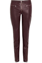 Versus  Paneled Leather Pants