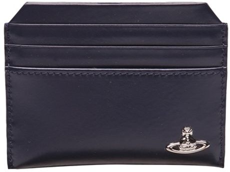 Vivienne Westwood Credit Card Holder in Blue for Men (navy) - Lyst