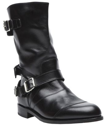 Balmain Three Buckle Boot - Lyst