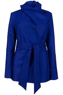 Ted Baker Ted Baker Matild Short Wrap Coat Bright Blue - Lyst