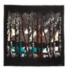 Balenciaga Silver Birch Print Scarf in Black (silver) - Lyst