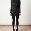 Balmain Structured Woolblend Military Dress in Black - Lyst