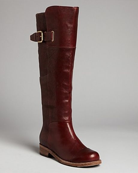 womens flat tall boots