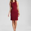 Calvin Klein Dress with Hardware in Purple (bordeaux) - Lyst