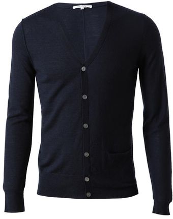 Carven Merino Wool Cardigan - Lyst