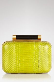 Diane Von Furstenberg Clutch Tonda Watersnake - Lyst