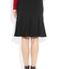 Donna Karan New York Pleated Woolblend Crepe Skirt in Black - Lyst