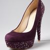 Enzo Angiolini  Beccalynn Platform Pumps in Purple (purple suede) - Lyst
