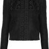 Isabel Marant Embroidered Shearling Jacket in Black - Lyst