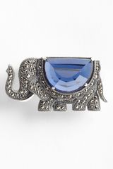 Judith Jack Bejeweled Brooches Elephant Pin