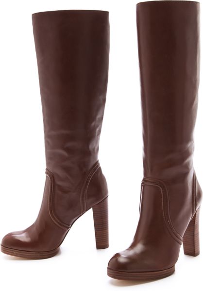 high heel boots michael kors
