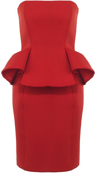 Lanvin Neoprene Dress - Lyst