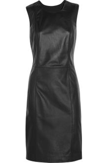 Maison Martin Margiela Leather and Wool Dress - Lyst