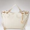 Michael Kors Michael Jet Set Gathered Tote in White (bordeaux) - Lyst