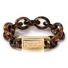 Michael Kors Heritage Link Bracelet in Animal (gold tortoise) - Lyst