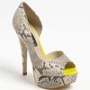 Steven By Steve Madden Amplifyd Platform Pump in Beige (natural snake) - Lyst