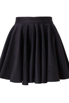 Surface To Air Flounced Wool Miniskirt - Lyst