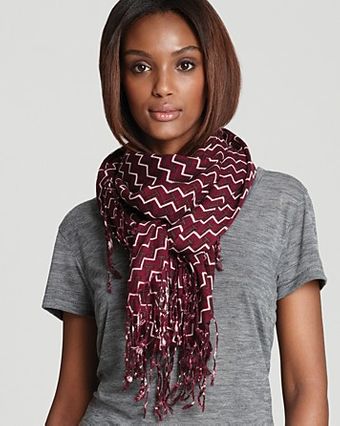 Tory Burch Tzag Printed Scarf - Lyst