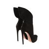 Alaïa Black Blow Boots in Soft Suede with Graphic Ankle Panels in Black - Lyst