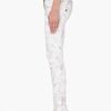 Balmain Nude Floral Print Jeans in White (nude) - Lyst