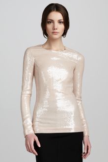 Diane Von Furstenberg Menaro Sequined Top - Lyst
