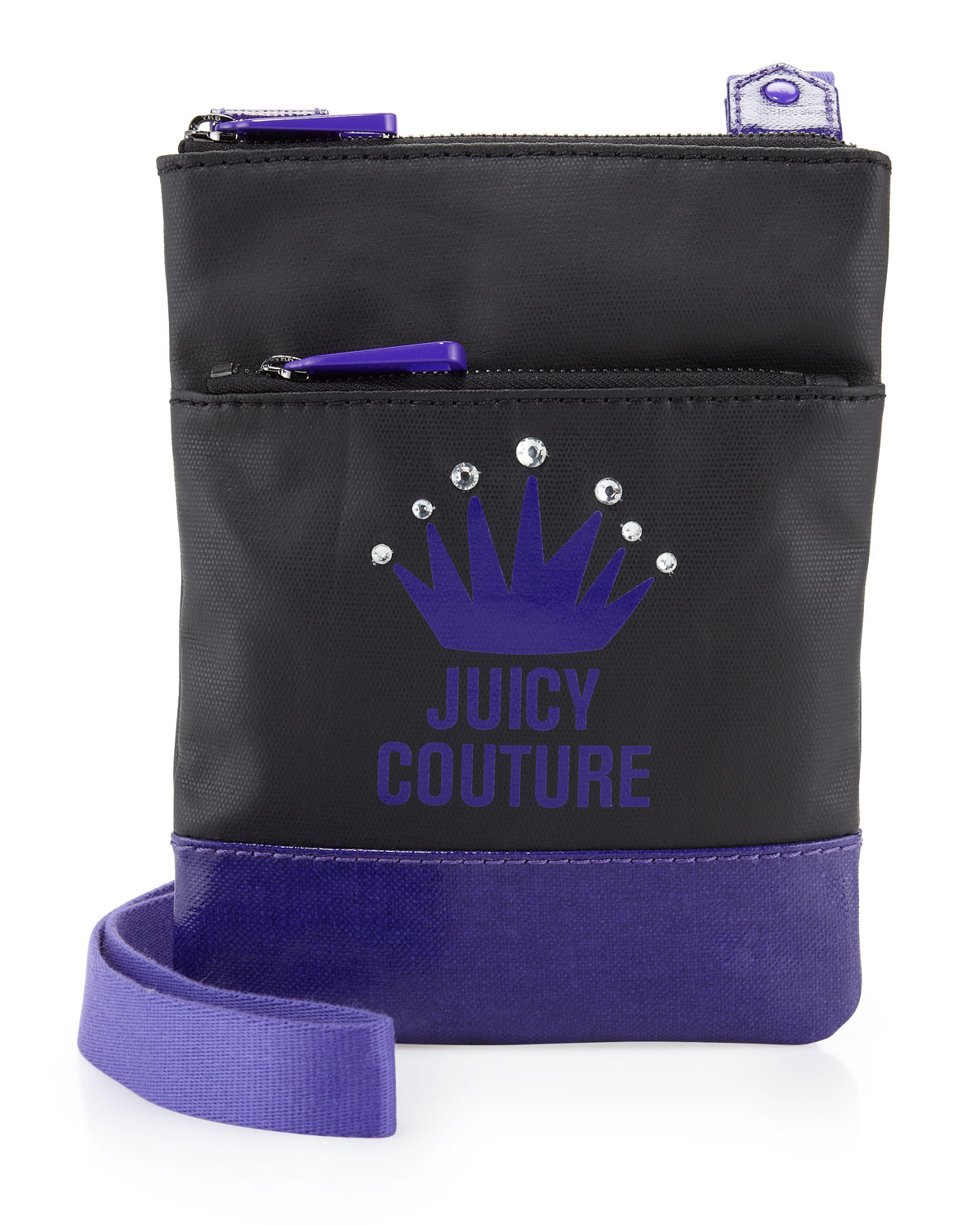 Juicy Couture Canvas Crossbody Bag in Purple (black) Lyst