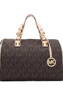 Michael by Michael Kors Large Grayson Logo Satchel - Lyst