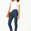Nasty Gal Dixie Skinny Jeans Polka Dot in White - Lyst