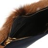 Proenza Schouler Chieko Deer Fur Clutch with Nylon Canvas Back in Multicolor - Lyst