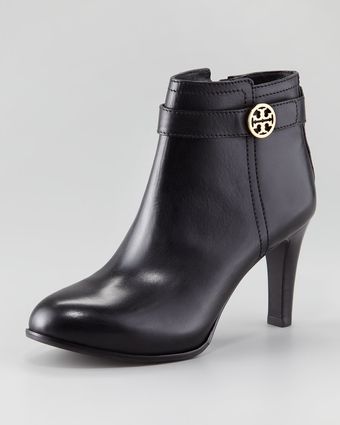 Tory Burch Bristol Leather Bootie - Lyst
