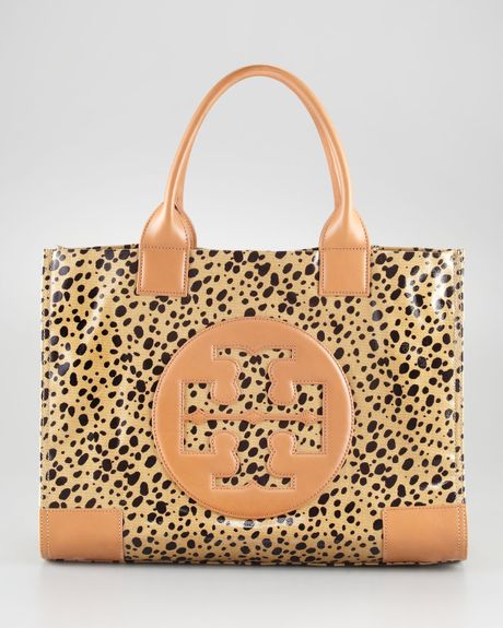 tory burch cheetah tote