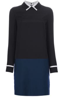 Victoria Beckham Studded Collar Dress - Lyst
