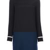 Victoria Beckham Studded Collar Dress in Blue (black) - Lyst