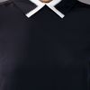 Victoria Beckham Studded Collar Dress in Blue (black) - Lyst