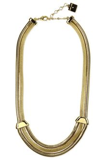 Anne Klein Goldtone Mesh Collar Necklace - Lyst