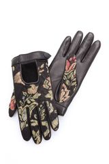 Rag & Bone Chevron Quilted Driving Gloves