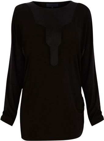 Bastyan Poppy Panelled Silk Tunic - Lyst