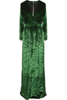 Gucci Leopard Velvet Gown - Lyst