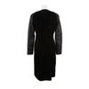 Marios Schwab Black Coat in Leather and Figured Velvet in Black - Lyst