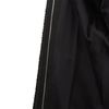 Marios Schwab Black Coat in Leather and Figured Velvet in Black - Lyst
