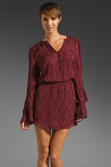 Parker Double Flare Sleeve Dress - Lyst