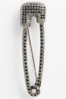 Tasha Safety Pin Brooch - Lyst
