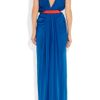 Vionnet Silk Crepe De Chine Gown in Blue (cobalt) - Lyst