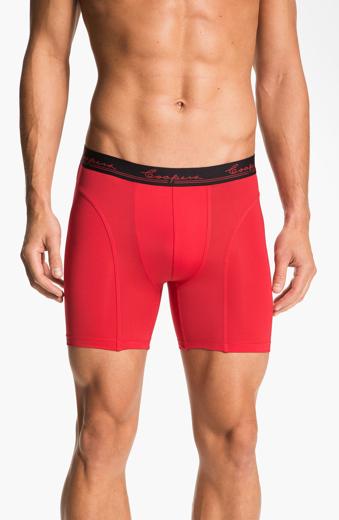 Coopers By Jockey Midway Boxer Briefs in Pink for Men (peaceful poppy