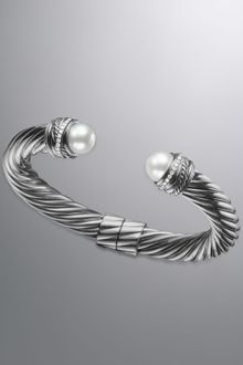 David Yurman Threesided Pyramid Cuff Golden - Lyst