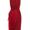 Giambattista Valli Drape Panel Dress in Red - Lyst