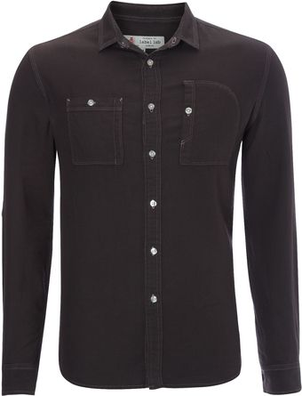 Label Lab Roll Up Sleeve Shirt - Lyst