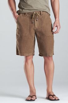 Lucky Brand Baja Linen Shorts - Lyst