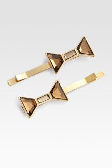 Marc By Marc Jacobs Big Bow Bobby Pins - Lyst